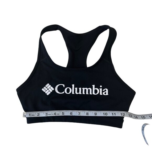 Columbia Women SZ SMALL Classic Logo Racerback Omni Wick Bra Sport - Unlined - Picture 6 of 6